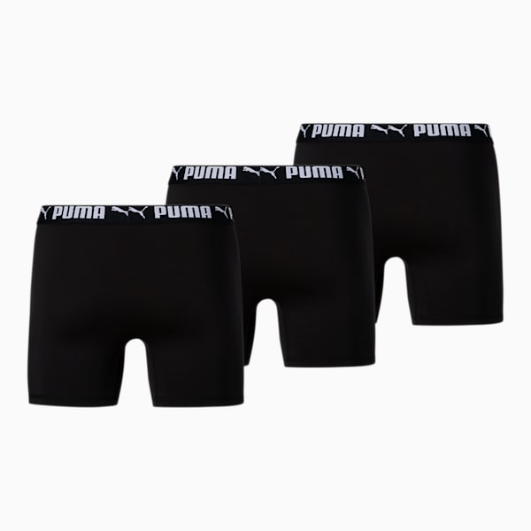 Athletic Men's Boxer Briefs [3 Pack], BLACK / WHITE, extralarge